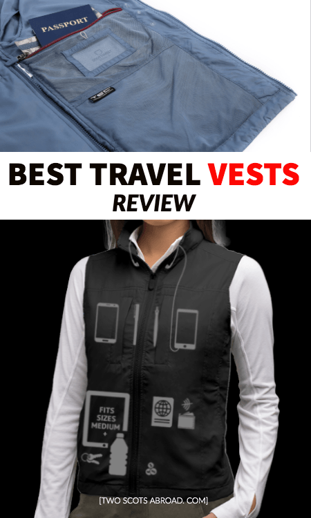 Traveling Vest with Hidden Pockets, Best Men's Travel Vests