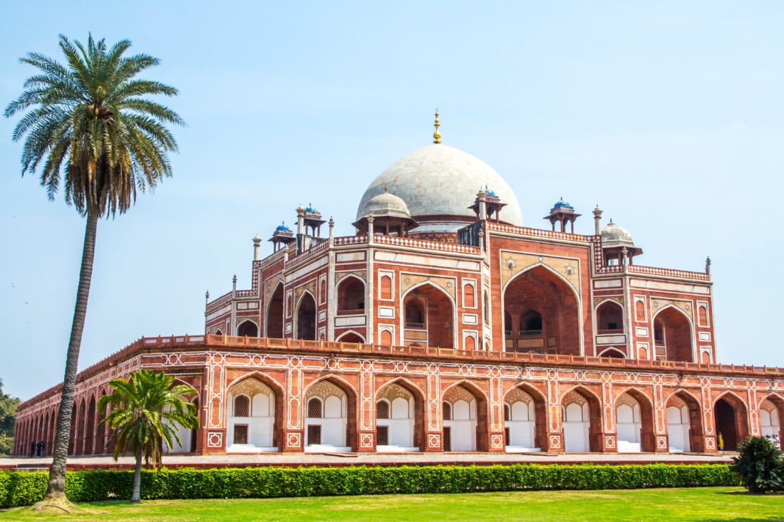 Majestic,Humayun's,Tomb,Of,The,Mughal,Emperor,In,New,Delhi,