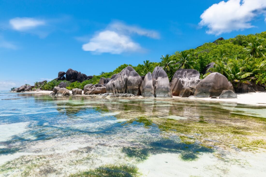 6 Best Beaches in Africa Where to Go and What Each One is Actually Good For shutterstock 2666072379 | Two Scots Abroad La,Digue,,Seychelles.,Anse,Source,D'argent,Beach,Stunning,Paradise
