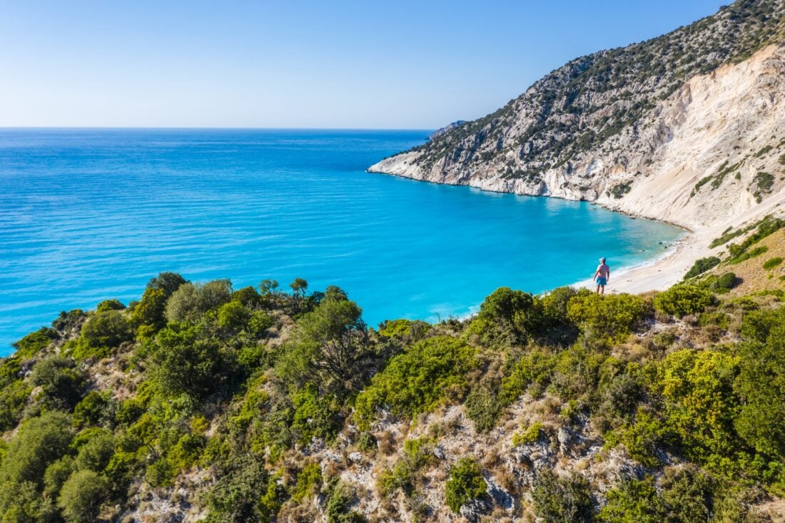 myrtos beach shutterstock 2064805220 | Two Scots Abroad myrtos beach shutterstock 2064805220 | Most Beautiful Greek Island: 15 Stunning Greek Islands You’ll Struggle to Choose Between