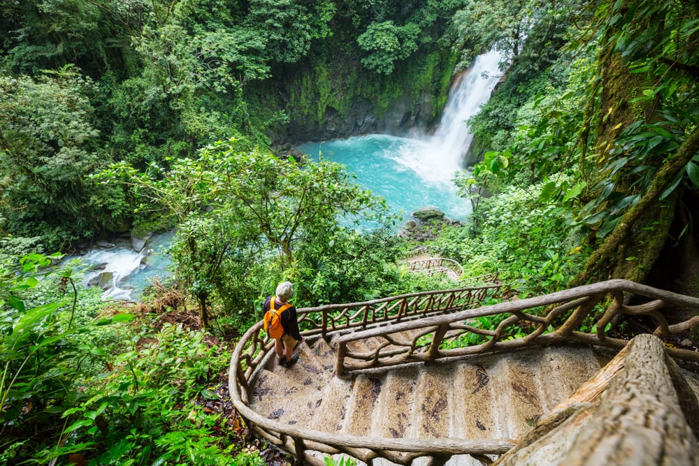 costa rica waterfall
