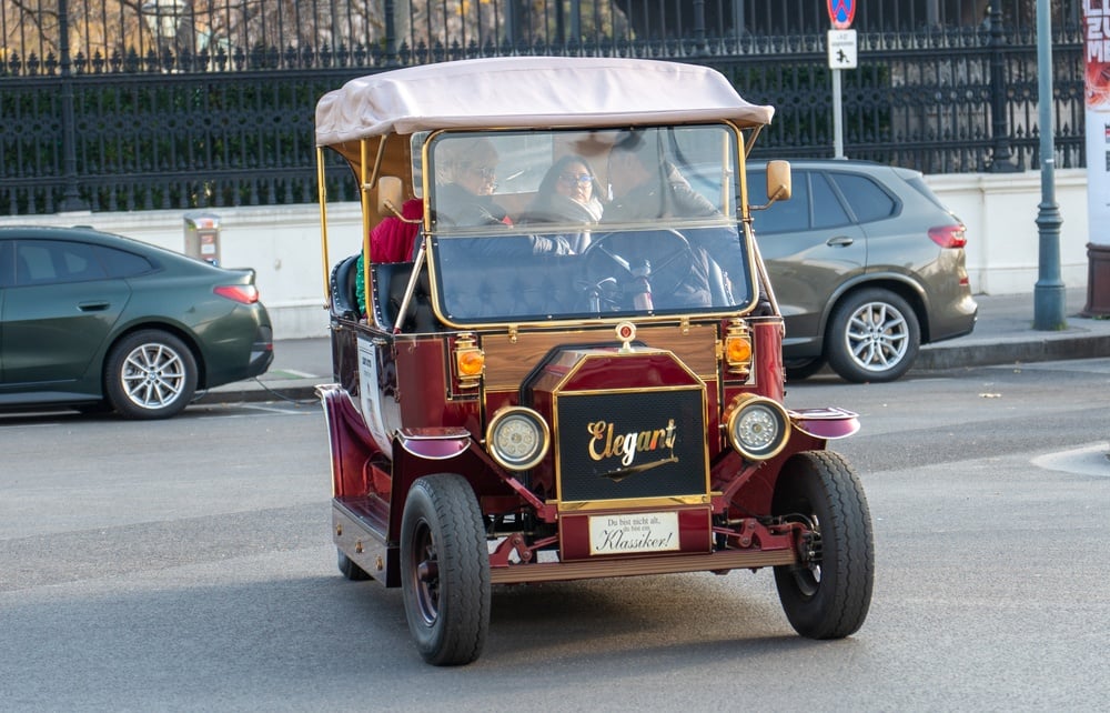 taxi in vienna shutterstock