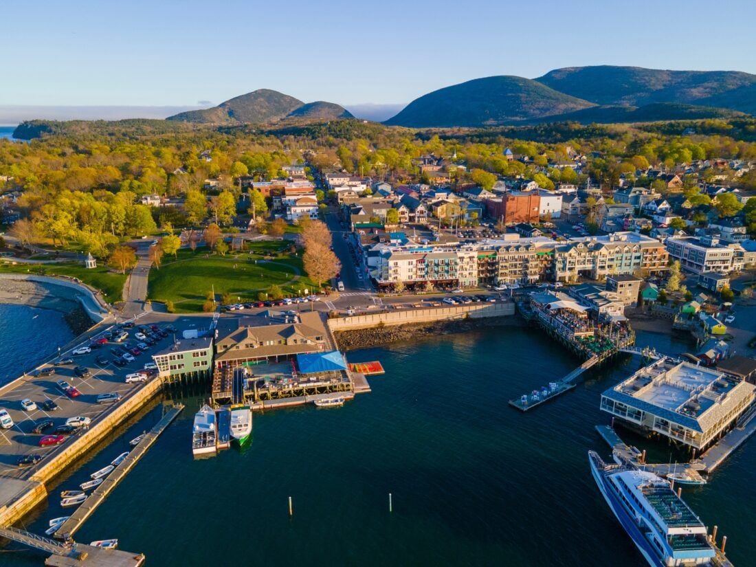 Bar Harbor Maine shutterstock 2158192663 | U.S. College Towns With Mountain Backdrops Worth Choosing a School For