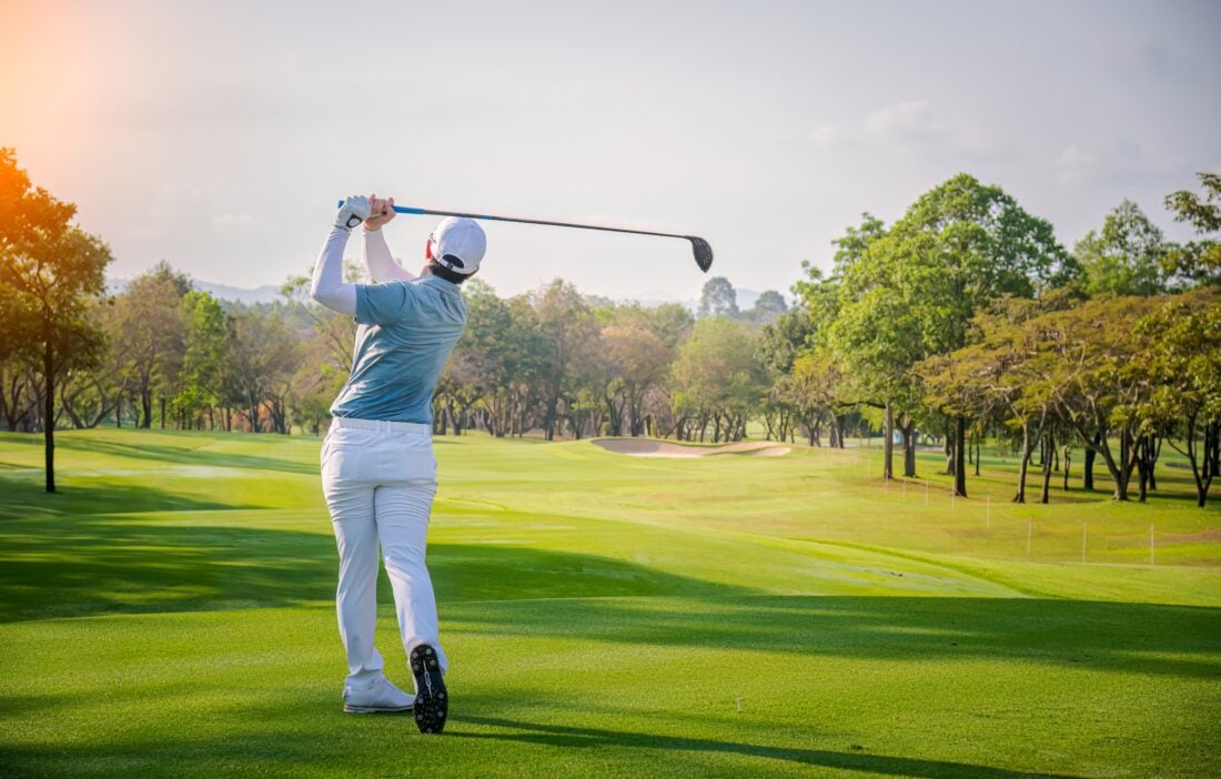Golf at Burntisland Golf House Club shutterstock 2433098881 | Things to Do in Burntisland, Fife (Beach, Coastal Walks + Hidden Gems)