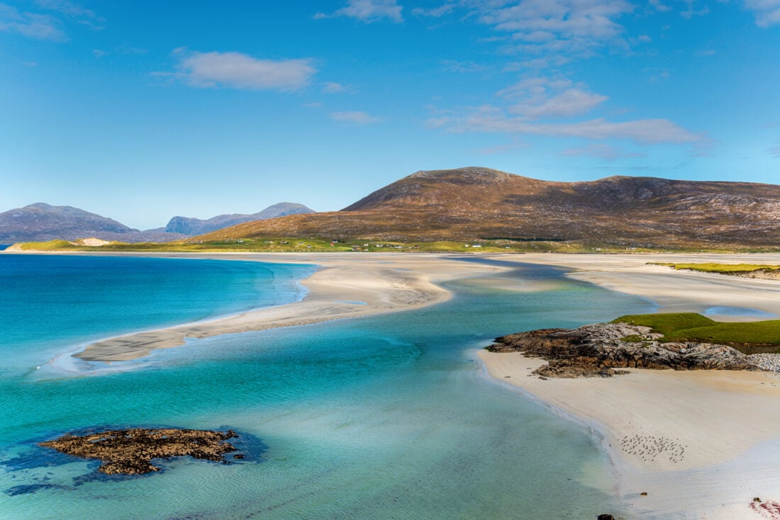 Luskentyre Beach shutterstock 1825449572 | Two Scots Abroad Luskentyre Beach shutterstock 1825449572 | Traveling Scotland with a Dog: Best Walks, Attractions, and Stays
