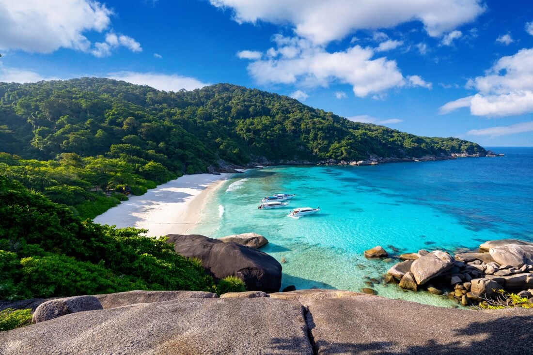 Similan Islands Thailand shutterstock 2570538843 | Where Can You Swim with Turtles? The Best Destinations Worldwide