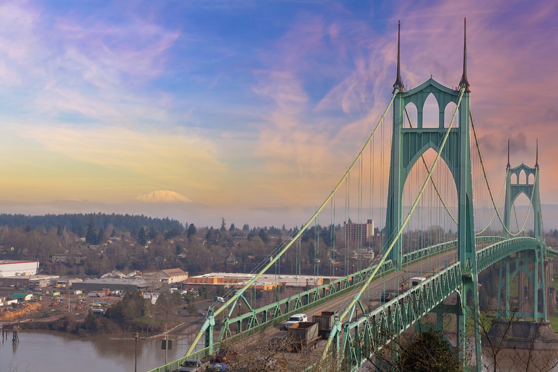 St. Helens Oregon Twilight shutterstock 280759448 | Small Towns in the US You Will Recognize from Movies