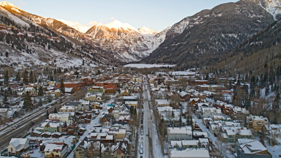 Telluride Colorado The Hateful Eight 2015 shutterstock 628871864 | Small Towns in the US You Will Recognize from Movies