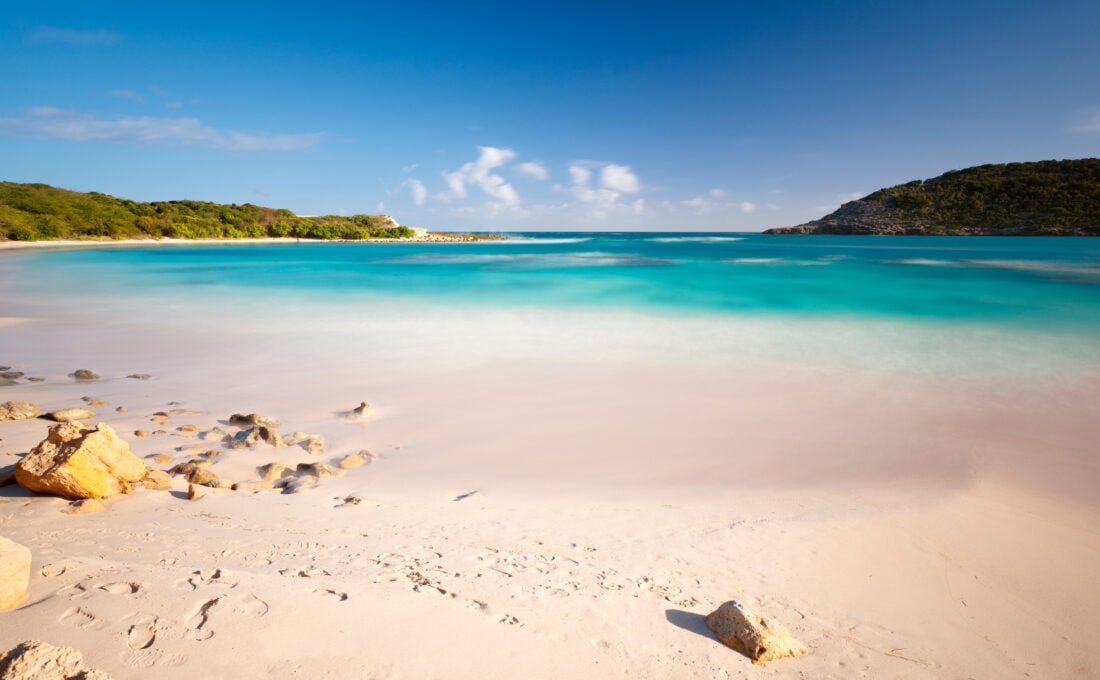 half moon bay shutterstock 1727864977 | Two Scots Abroad half moon bay shutterstock 1727864977 | Half Moon Bay Antigua: Beach Guide, Activities, and What to Know Before You Go