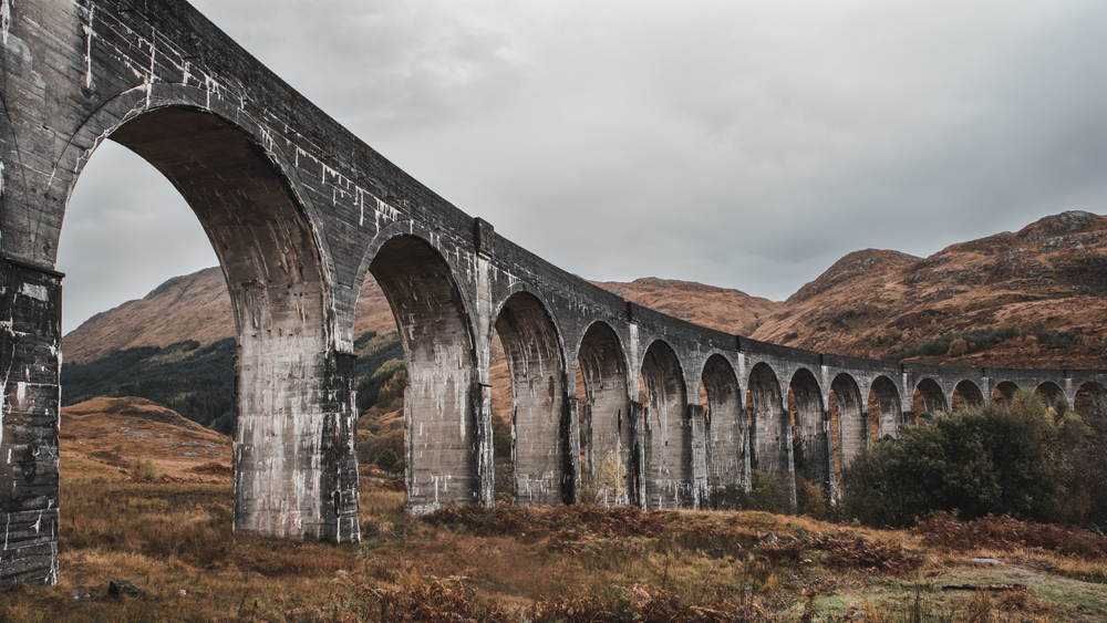 shutterstock 1790532050 | Two Scots Abroad The Glenfinnan Viaduct in Scotland, a famous Harry Potter filming location