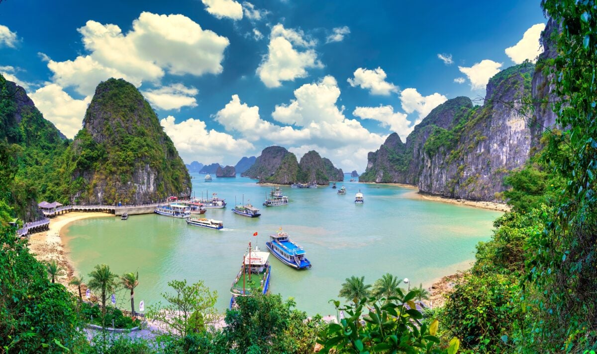Ha Long Bay Vietnam Limestone Islands and Coastal Views shutterstock 2462621115 | Where to Travel in Asia for Unforgettable Views and Experiences
