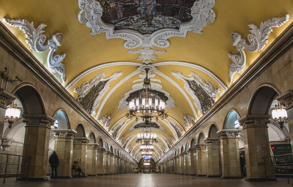 Moscow Metro Stations Still Go Big On Drama shutterstock 1057512551 | These Beautiful Metro Stations Around The World Make Even Budget Travel Feel Fancy