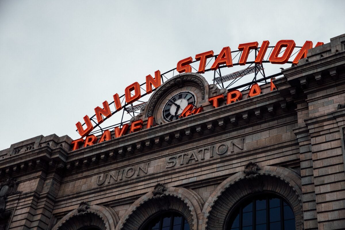 pexels 2706750 | Two Scots Abroad Iconic Union Station facade with clock and signage in Denver, Colorado, USA.
