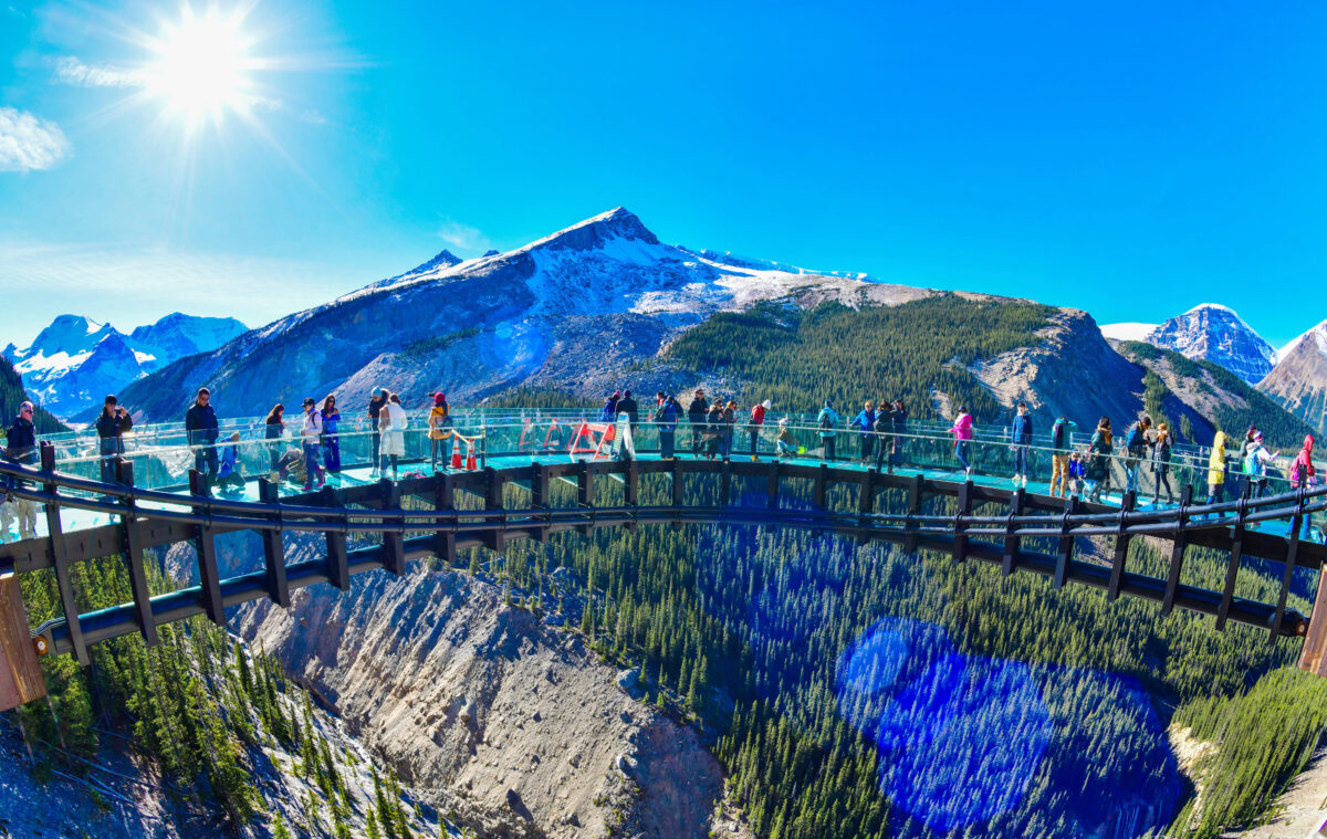 Columbia Icefield Skywalk Alberta Canada shutterstock 1268131090 | Two Scots Abroad Columbia Icefield Skywalk Alberta Canada shutterstock 1268131090 | These Sky-High Walkways Around the World Are Not for the Wobbly-Kneed