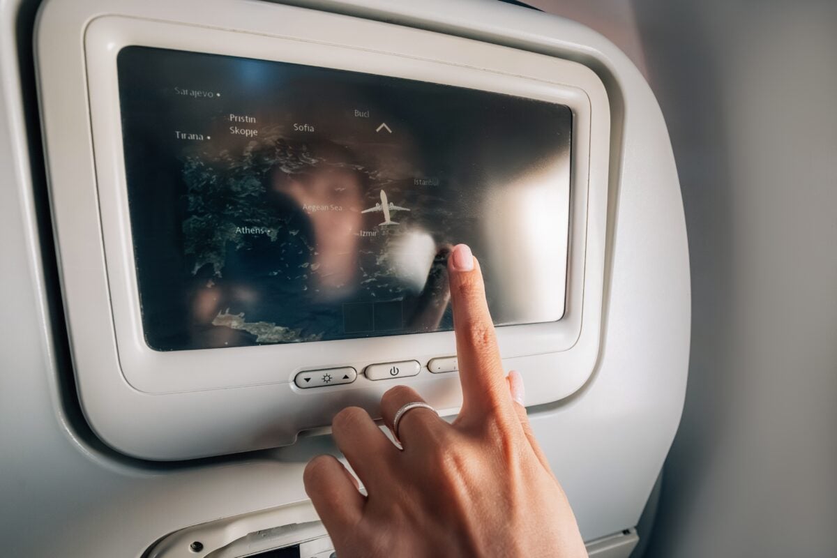 Seat back screens and air vents shutterstock 2657836029 | The Dirtiest and Cleanest Parts of an Airplane: What Travelers Should Know