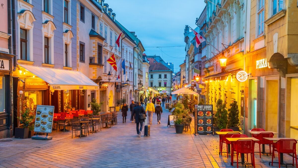 bratislava shutterstock 2460889311 | 6 European Border Cities Where One Trip Feels Like Two