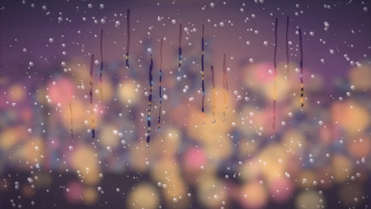 most humid countries in the world featured | Two Scots Abroad Condensation and drip trails on a window looking out over the glowing lights of a tropical city at dusk, the kind of muggy air found in the most humid countries in the world