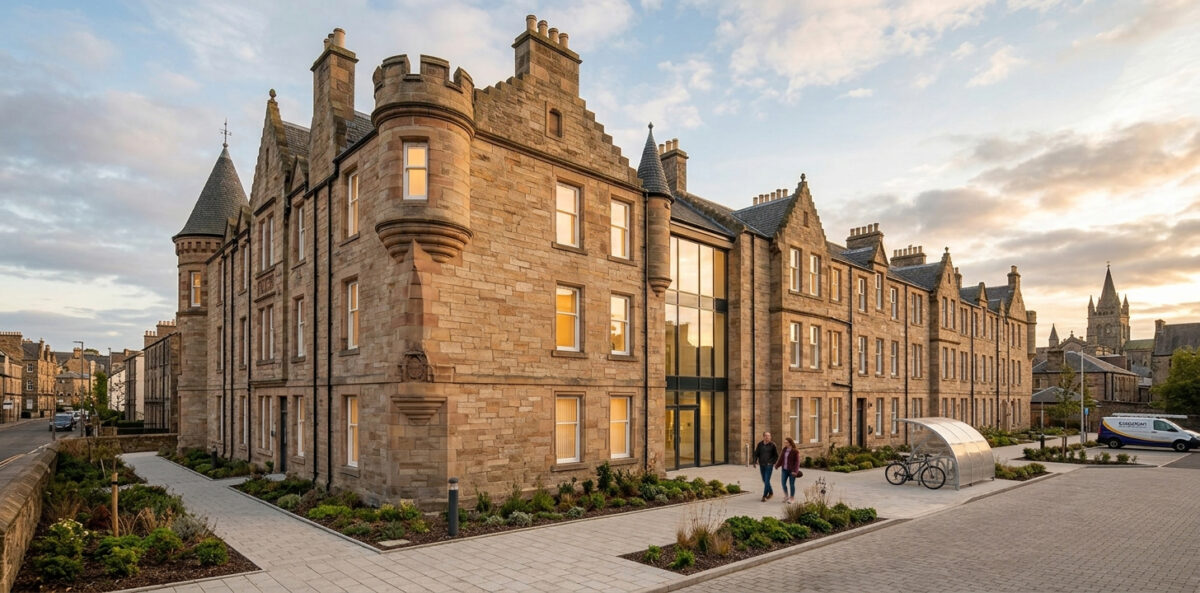 new building | Two Scots Abroad new building | Dunfermline’s Old New City House Is Now 32 Affordable Homes in a Central Location