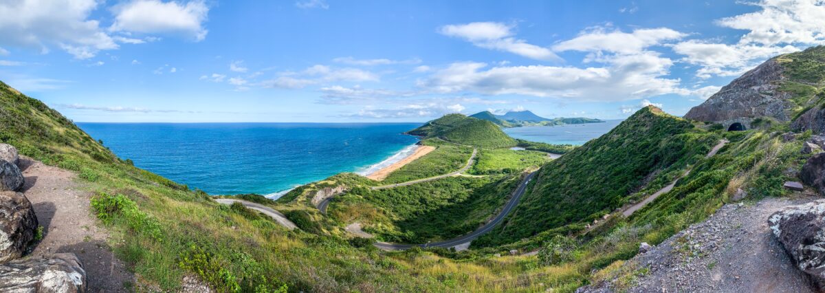 pexels 5844598 | Two Scots Abroad Breathtaking panoramic view of Saint Kitts lush coastline and vibrant ocean.
