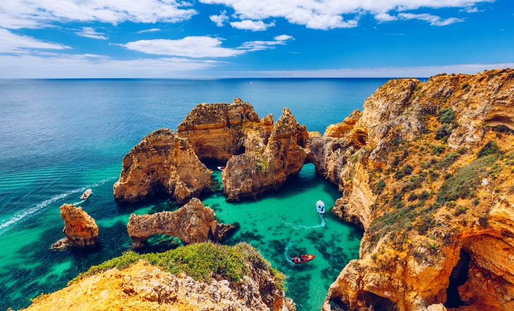 The Algarve Portugal shutterstock 2337845361 | Best Places for Families in Europe, With Fewer “Are We There Yet?” Moments