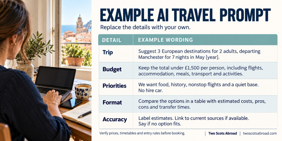 image 1 | Two Scots Abroad image 1 | How to Use AI for Travel Planning: Prompts and Examples