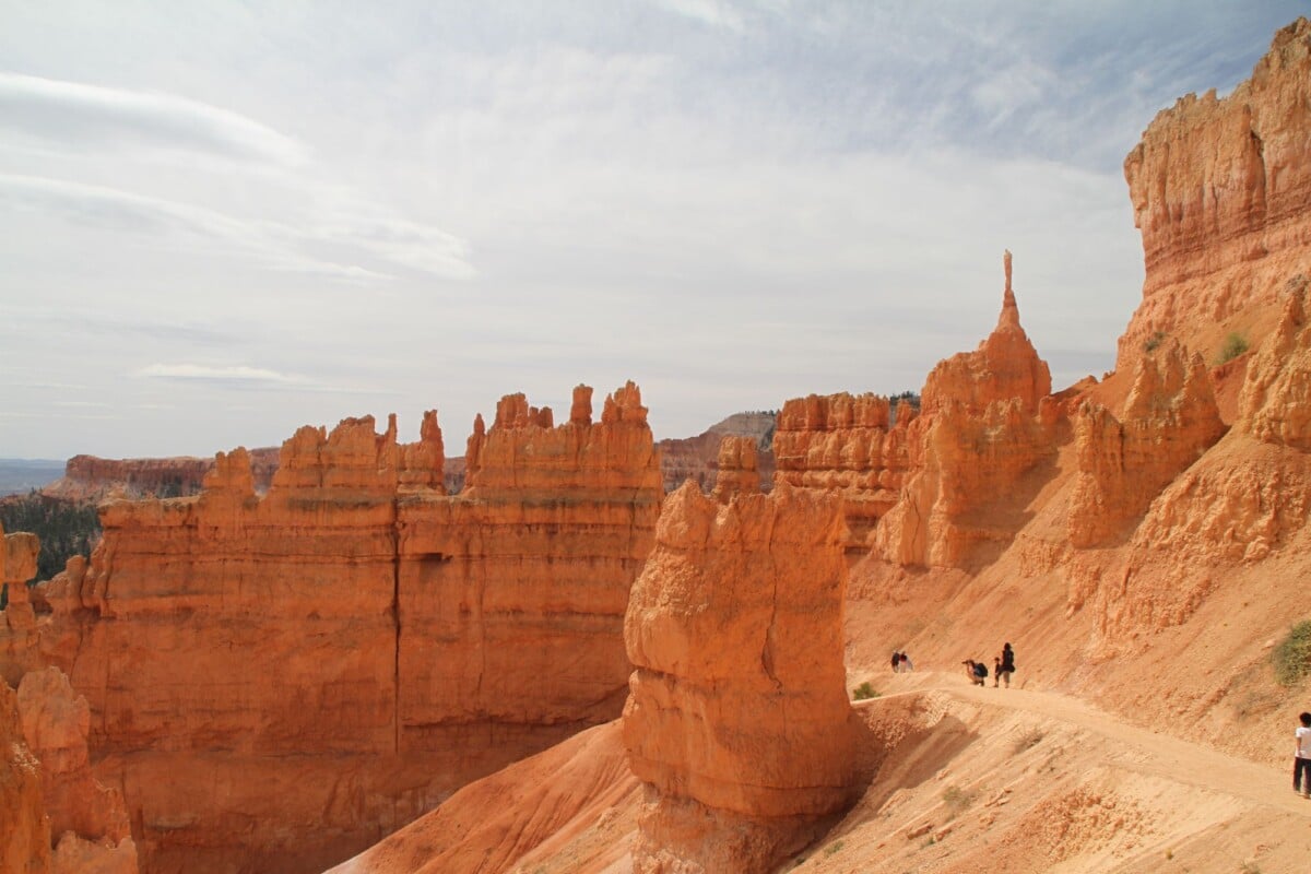 majestic hoodoos at bryce canyon under the bright desert sky | Two Scots Abroad Majestic hoodoos at Bryce Canyon under the bright desert sky.