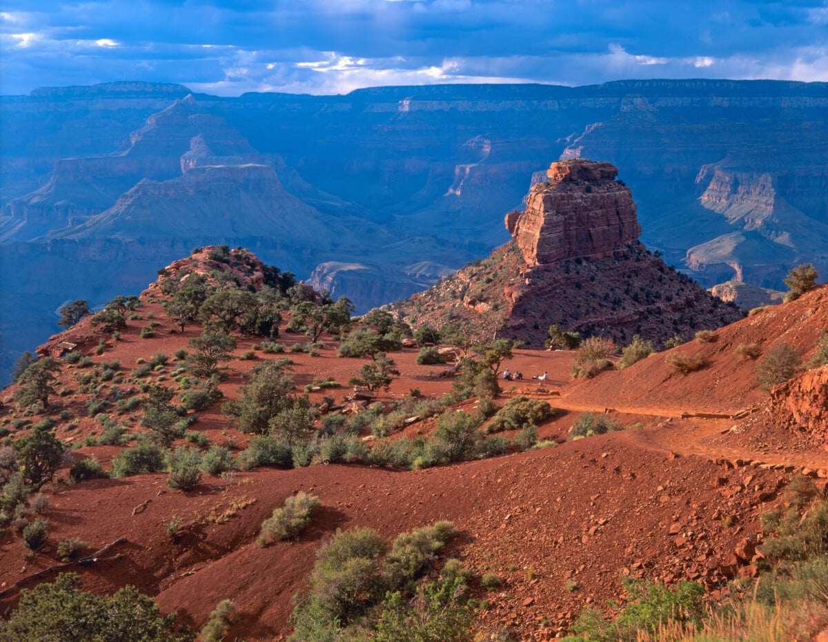411 south kaibab trail grand canyon cedar ridge 4759070684 nearing sunset at ced | Two Scots Abroad Cedar Ridge on the South Kaibab Trail near sunset, a popular Grand Canyon day hike in November