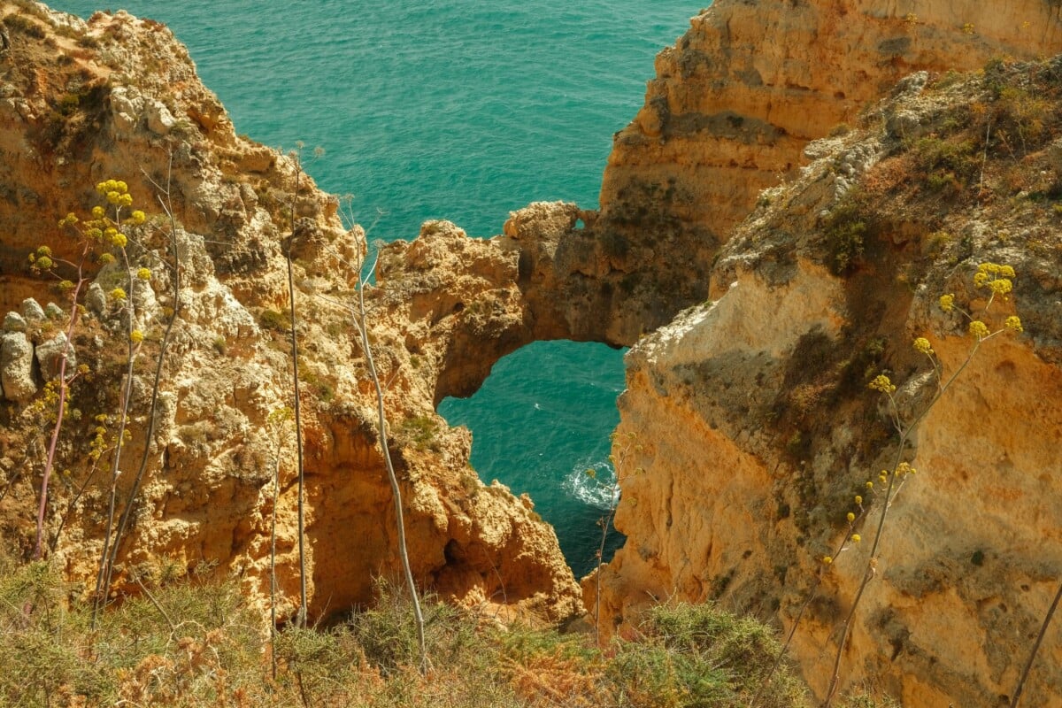 explore the dramatic rock formations of ponta da piedade in lagos portugal a sum | Two Scots Abroad Explore the dramatic rock formations of Ponta da Piedade in Lagos, Portugal, a summer travel destination.